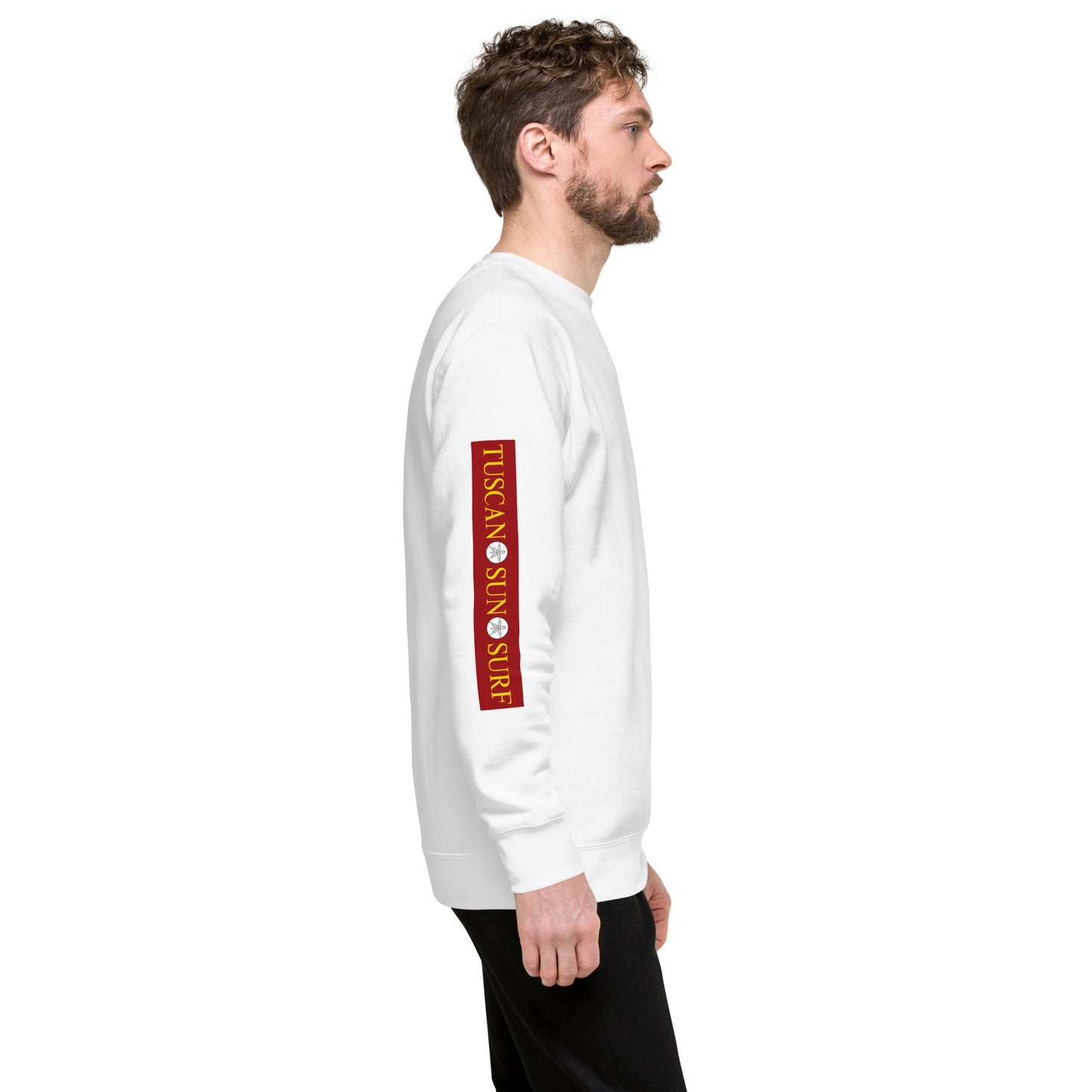 Brand Tuscan Sun Surf Sleeve Logo Sweatshirt - Unisex