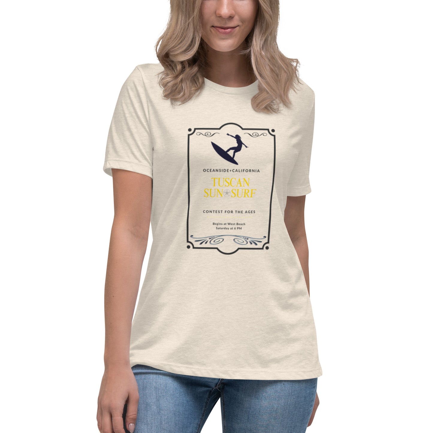 Surf Contest Women's Relaxed T-Shirt