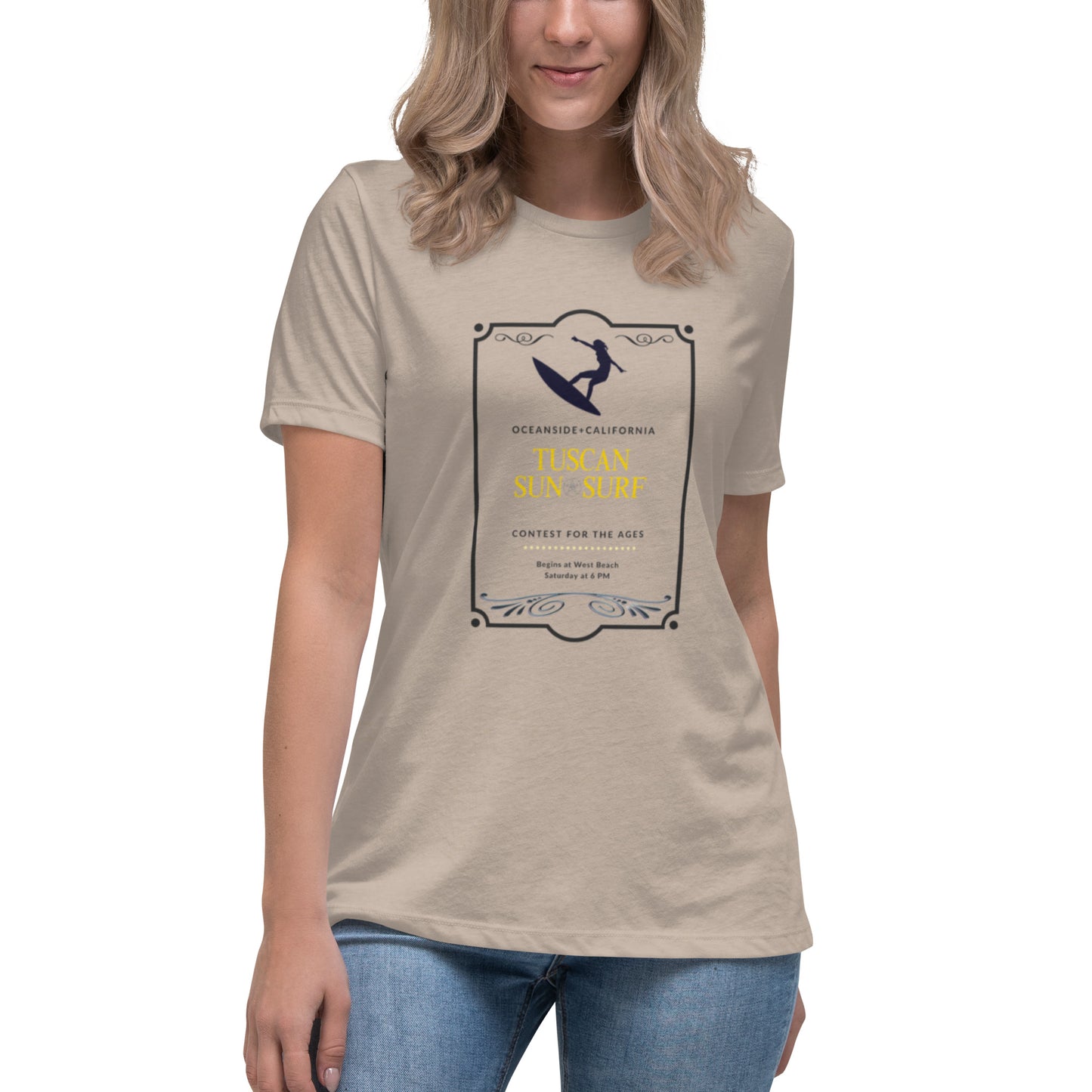 Surf Contest Women's Relaxed T-Shirt