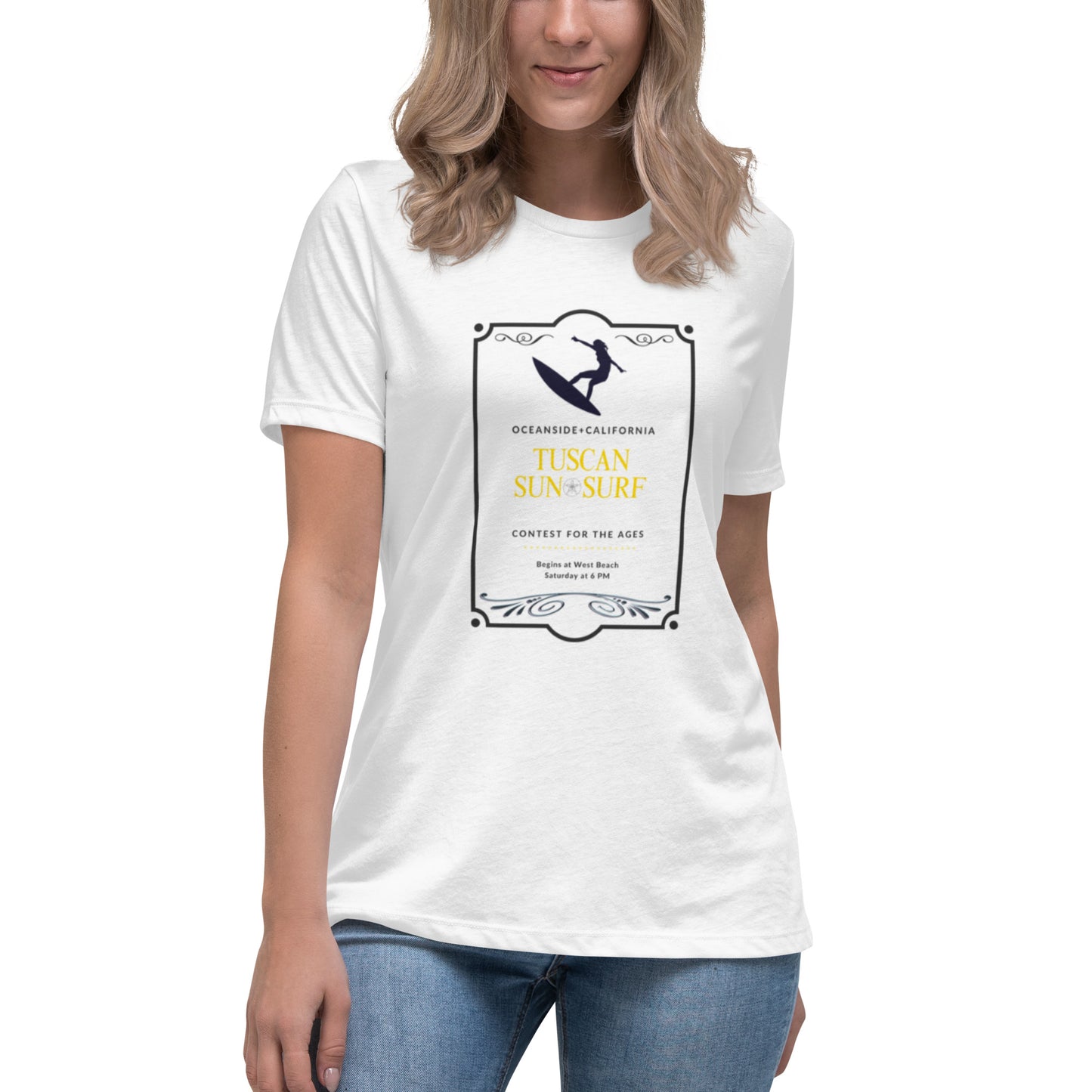 Surf Contest Women's Relaxed T-Shirt